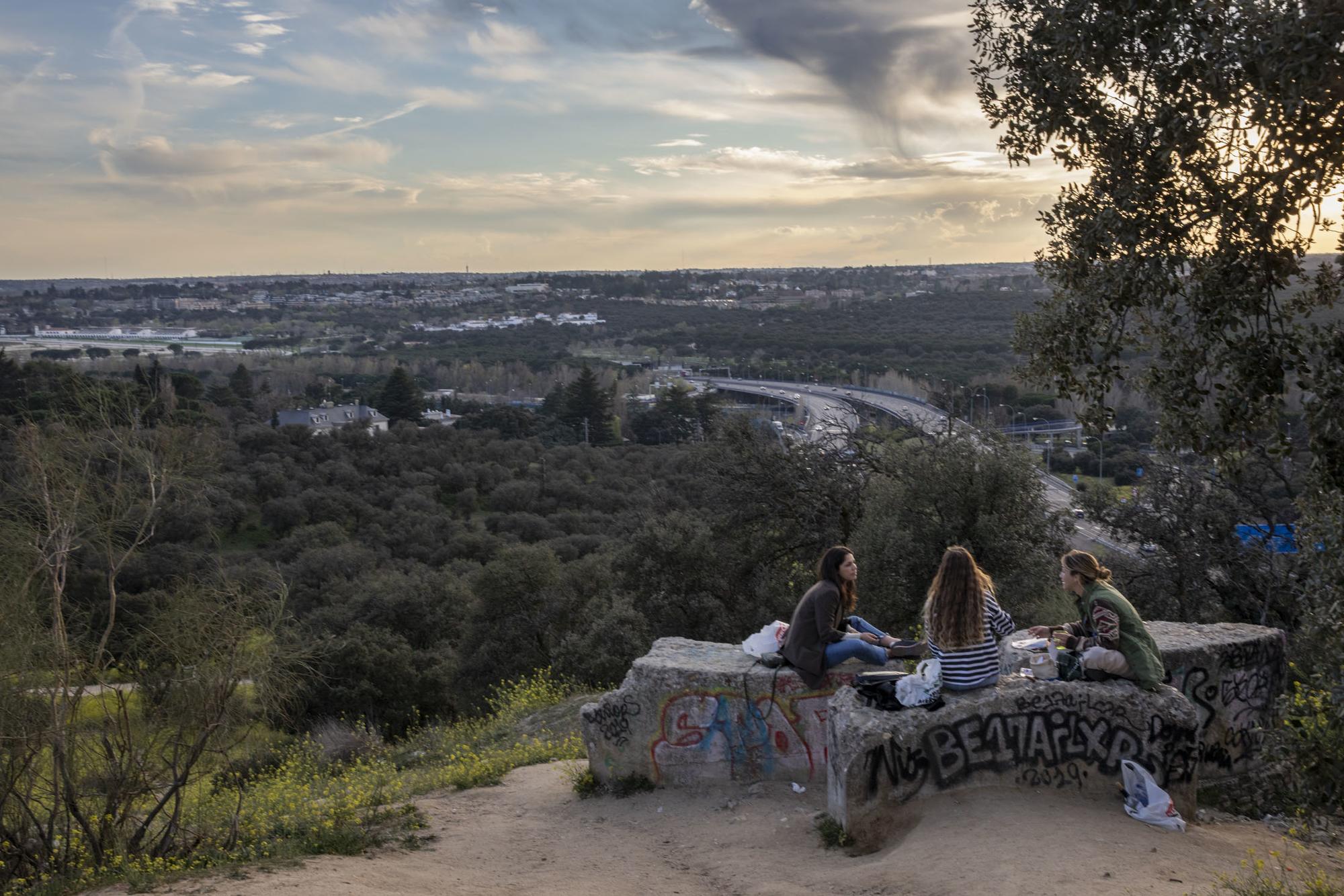 Jóvenes en El Pardo Coronavirus